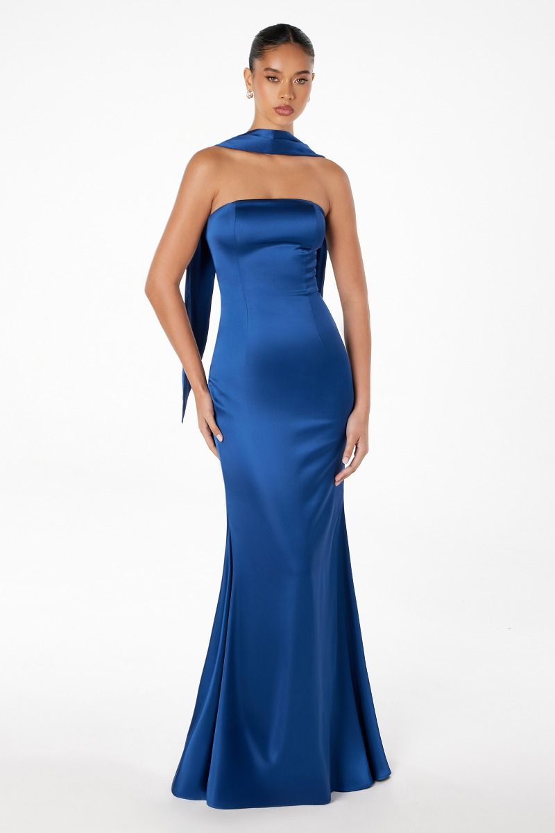 Strapless mermaid dress-9